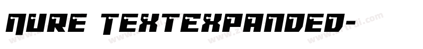 Nure TextExpanded字体转换 Nure TextExpanded字体转换
